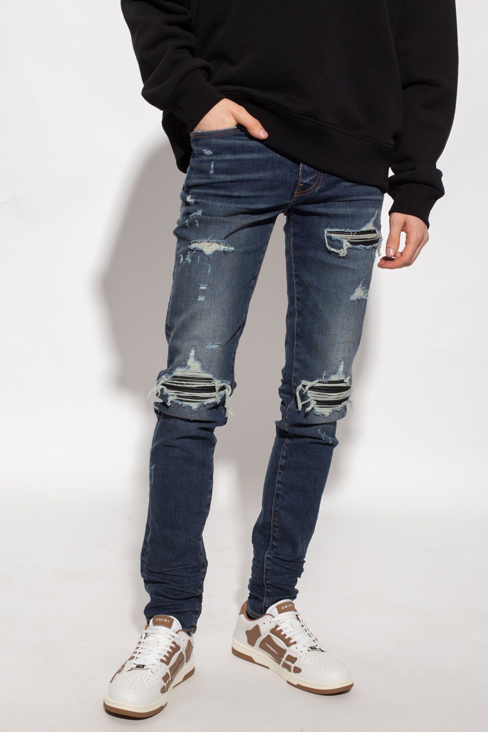 Navy blue 'MX1' skinny jeans Amiri - Vitkac Canada